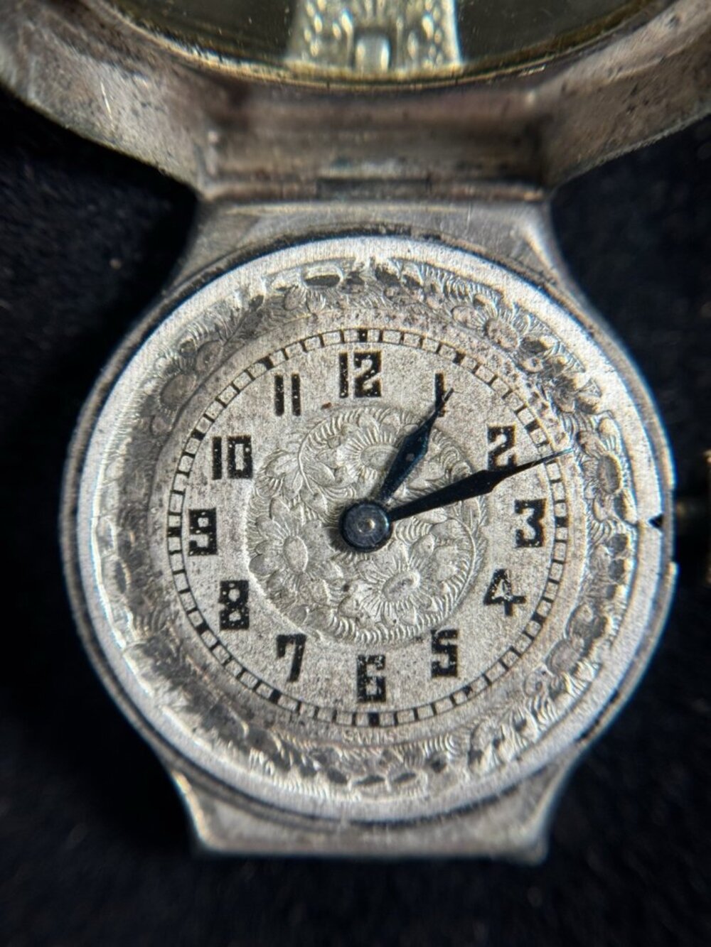 Vintage Sorority Watch Co Swiss Art Deco Ladies Wristwatch Sapphire Crown 6J GF